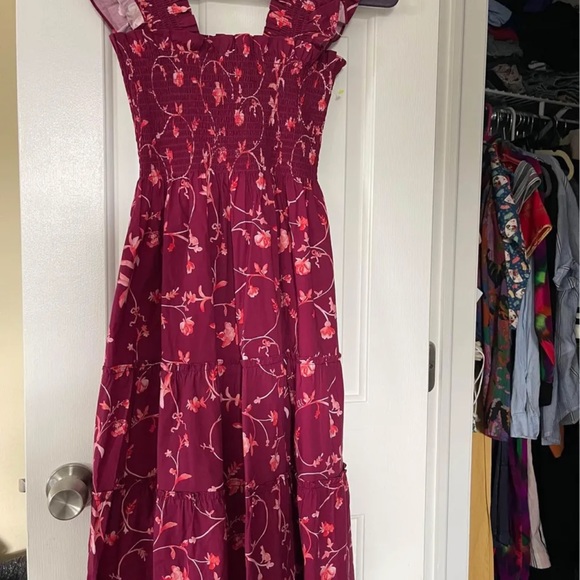 XS Hill House Ellie Nap Dress Burgundy. BNWT. Original $250 - Picture 2 of 4